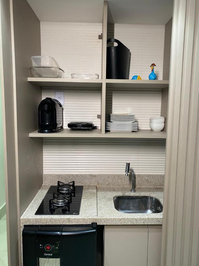 Flat Beira Mar Com Varanda Em Apartamento *