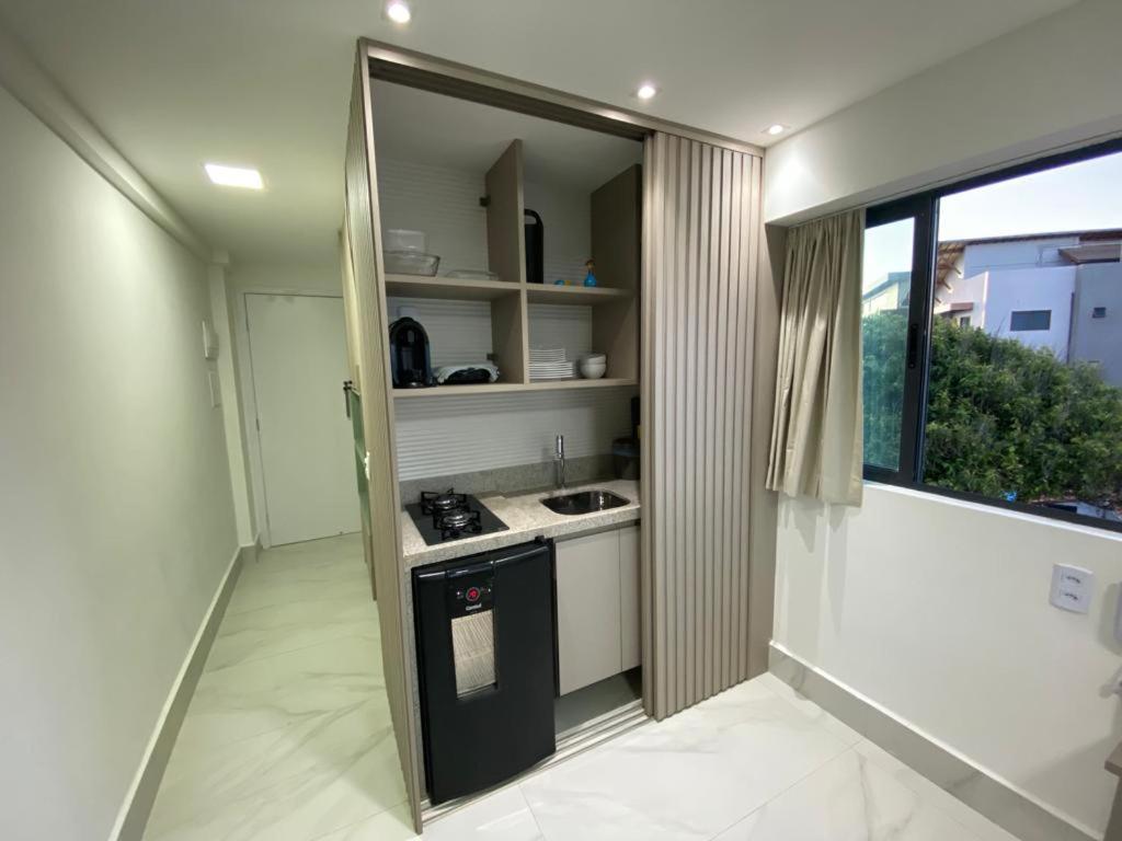 Apartamento Flat Beira Mar Com Varanda Em